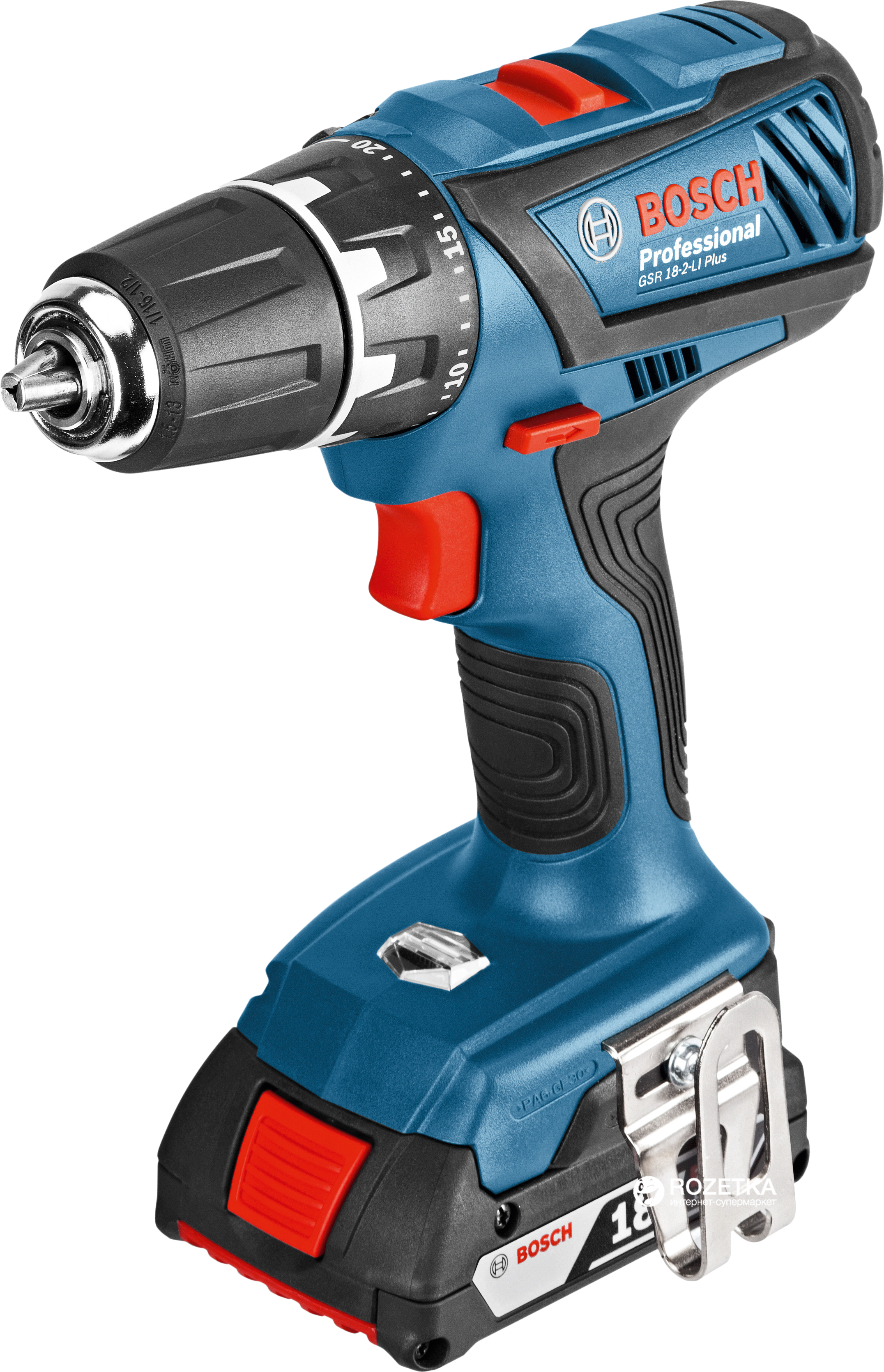 Аккумуляторная дрель-шуруповерт BOSCH GSR 18-2-LI Plus
