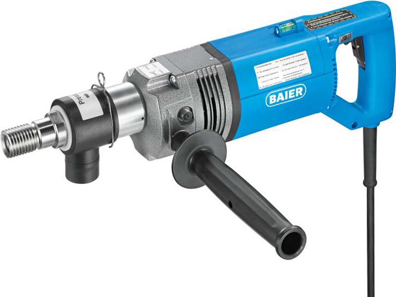 Сверлильный двигатель BAIER BDB 825 с микроударом и с переходником
