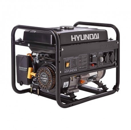 Гибридный генератор Hyundai HHY 3000FG, hourmeter, LPG kit
