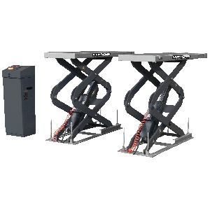 Подъёмник ножничный короткий заглубляемый г/п 3600 кг. KraftWell арт. KRW360SU
