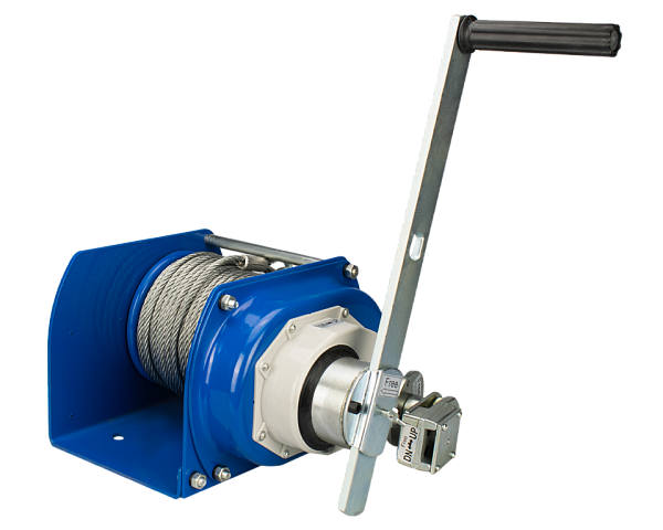 Лебедка ручная CHW-3.0, г/п 3200 кг, канат 40 м

