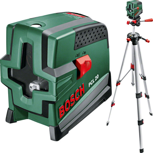 Нивелир лазерный BOSCH PCL 20 Set со штативом
